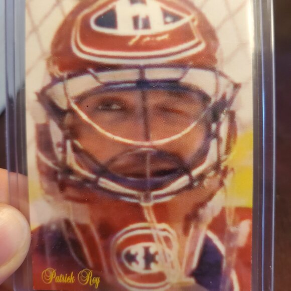 1992-93 G.M.P. Sport Vision Patrick Roy Limited Edition Promo ''The Wink'' YH3 - Picture 1 of 2